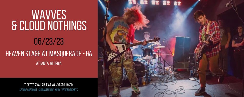 Wavves & Cloud Nothings at Wavves Tour tickets Wavves & Cloud Nothings at Wavves Tour