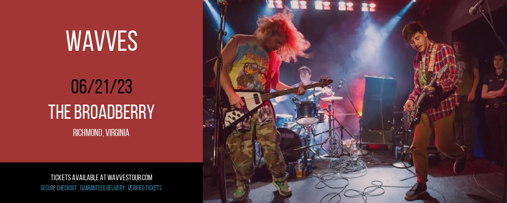 Wavves at Wavves Tour tickets Wavves at Wavves Tour
